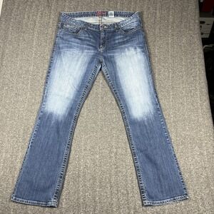 Cinch Jeans Womens 34/17 Blue Ada Bootcut Low Rise Riding Western W38 L33
